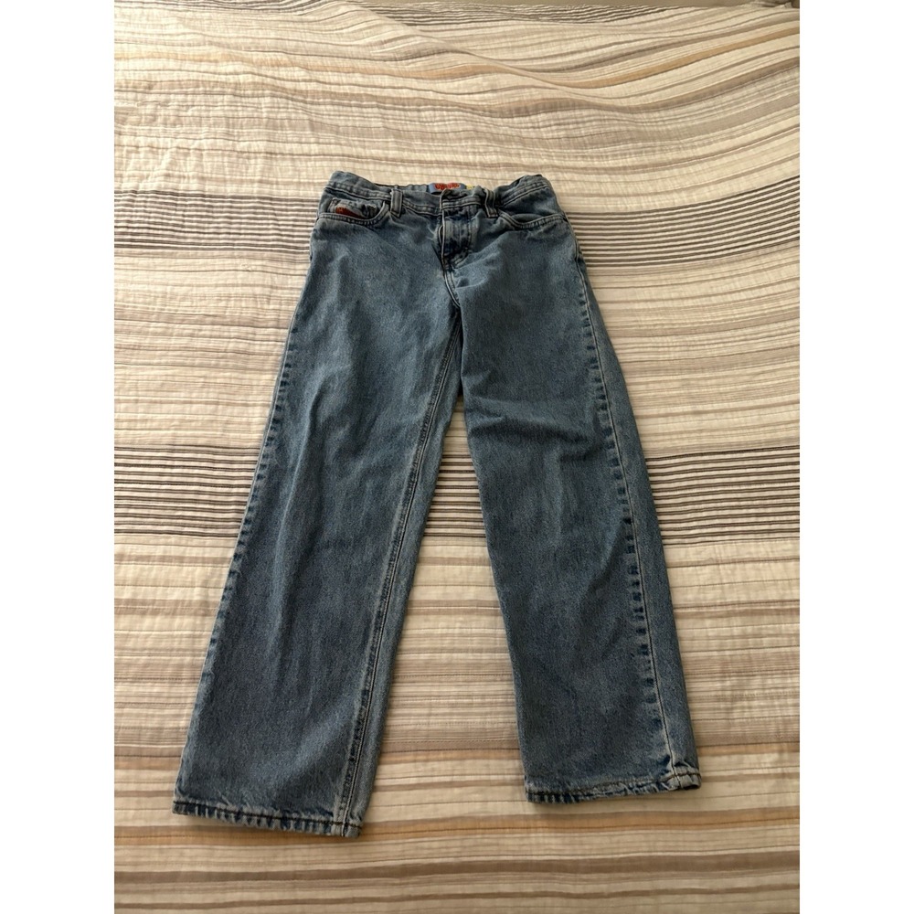 Empyre Jeans Women 26 Blue Cotton Denim Ankle Straight Workwear